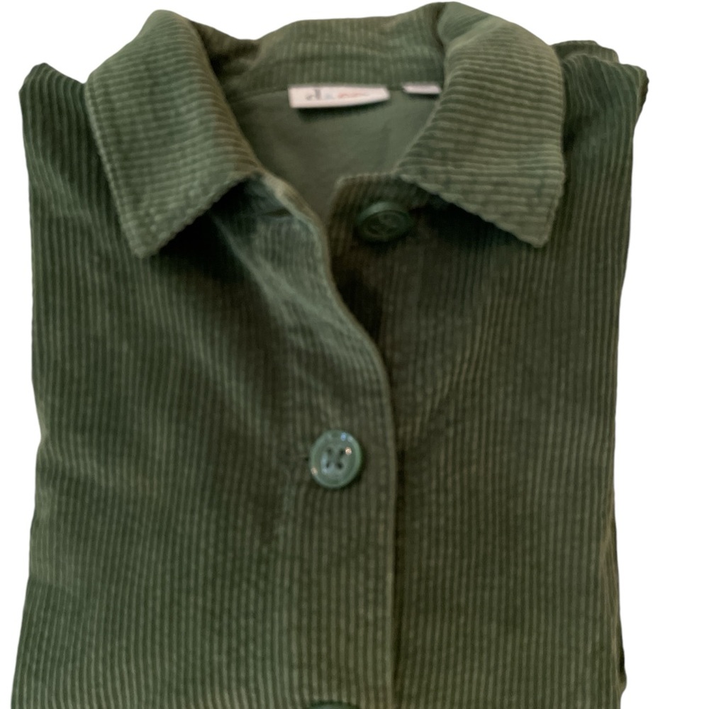 Dark Green Corduroy Shirt Jacket Size L